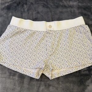 Brandy Melville blue floral shorts